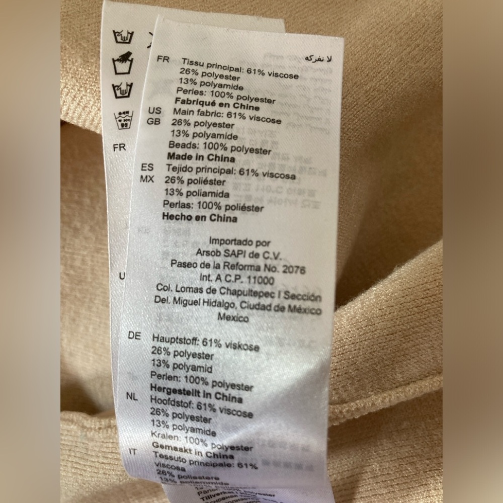 Sandro Pearlin Split Side Embellished Sweater - image 4